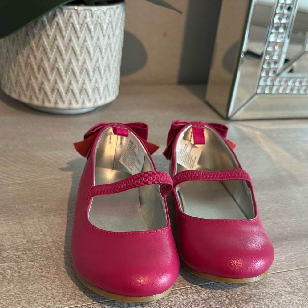Gymboree Fuchsia Mary Jane Flats with Bow
